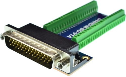 D-Sub High Density 44 DB44HD Male Connector Breakout Board